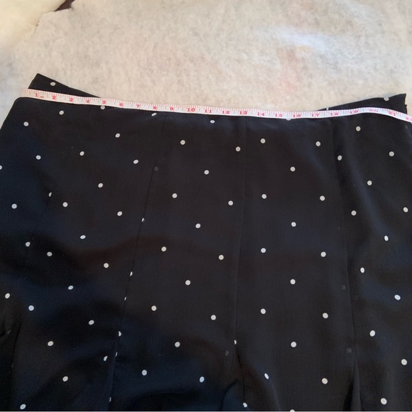 Charter Club Black with white polka dots skirt size 20 - Picture 4 of 7